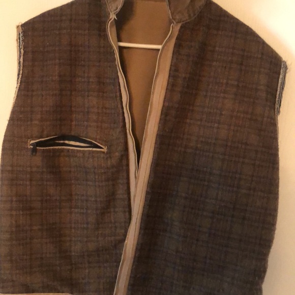 VTG Carhartt men’s flannel zip up vest - Picture 8 of 17